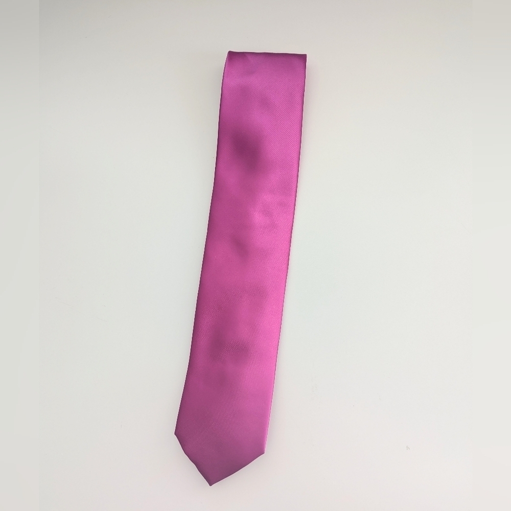 George Men's Durable, Bright & Vibrant Hot Pink Tie